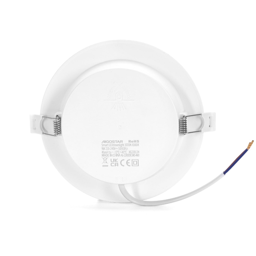 Aigostar - Foco de encastrar LED com regulação LED/9W/230V d. 14,5 cm Wi-Fi
