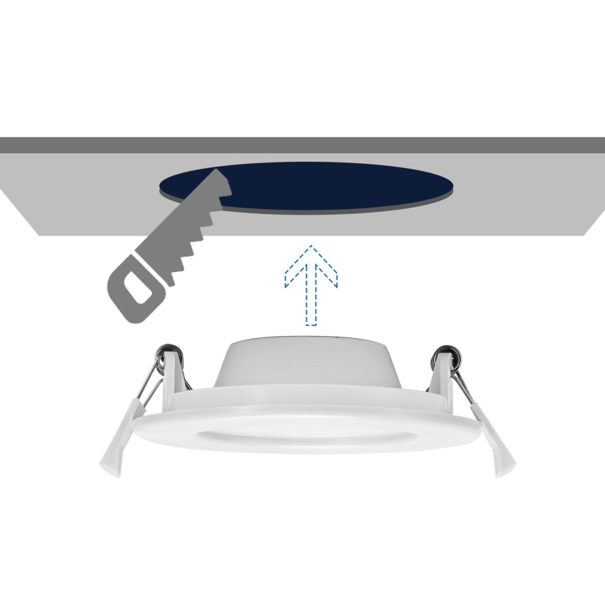 Aigostar - Foco de encastrar LED ULTRATHIN LED/9W/230V 6000K branco