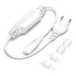 Aigostar - Fonte de alimentação para fitas LED 8 mm 400W/230V branca