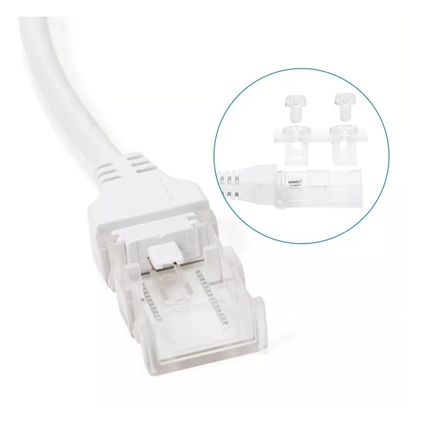 Aigostar - Fonte de alimentação para fitas LED 8 mm 600W/230V branca