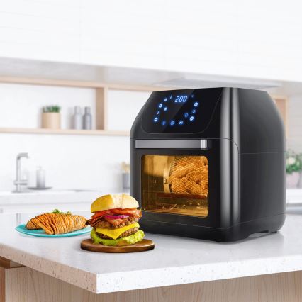 Aigostar - Forno de convecção 1400W/230V 12l preto