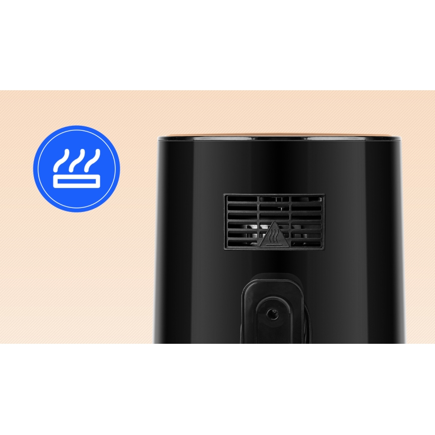 Aigostar - Fritadeira sem óleo 7l 1900W/230V