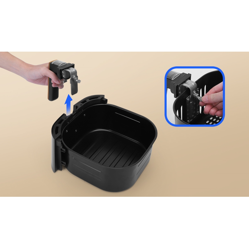 Aigostar - Fritadeira sem óleo 7l 1900W/230V