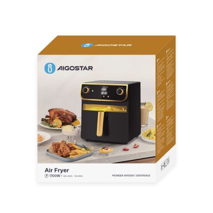 Aigostar - Fritadeira sem óleo 8l 1700W/230V
