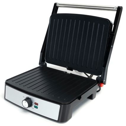 Aigostar - Grelhador de contacto 2200W/230V preto/inox