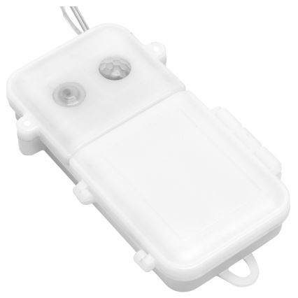 Aigostar - Guirlanda de Natal LED regulável para exterior com sensor de movimento 100xLED/3xAA 12m multicolorido + controlo remoto