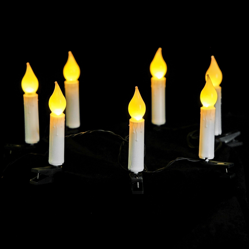 Aigostar - Cordão de luzes de Natal LED 25xLED/3xAA 5 m branco quente