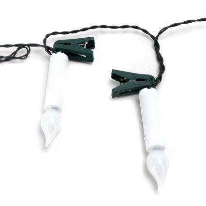 Aigostar - Cordão de luzes de Natal LED 25xLED/3xAA 5 m branco quente