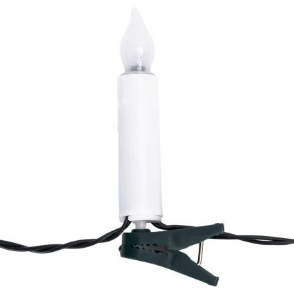 Aigostar - Cordão de luzes de Natal LED 25xLED/3xAA 5 m branco quente