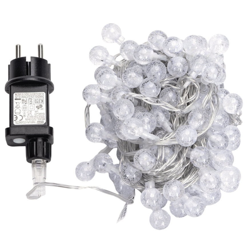 Aigostar - Guirlanda de Natal LED para exterior, 100 LEDs / 8 modos, 13 m, IP44, multicolorido