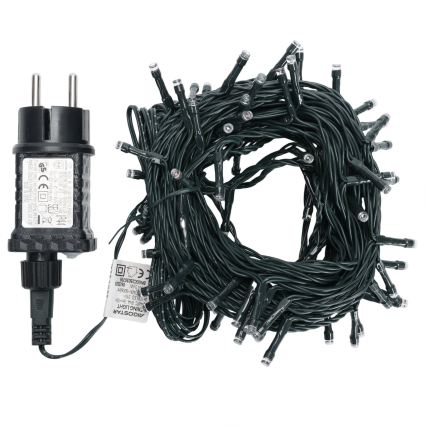 Aigostar - Guirlanda de Natal LED para exterior 100xLED/8 funções 13m IP44 branco quente