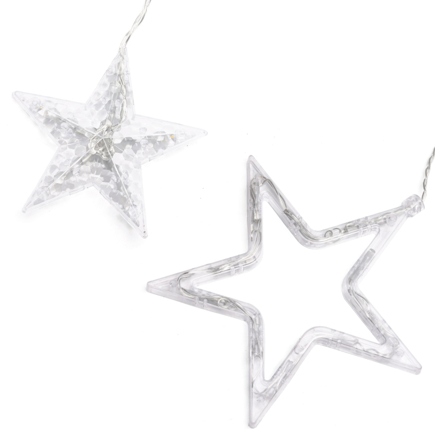 Aigostar - Guirlanda luminosa LED para exterior 120 LEDs/8 funções 3x0,6 m IP44 branco quente + controlo remoto