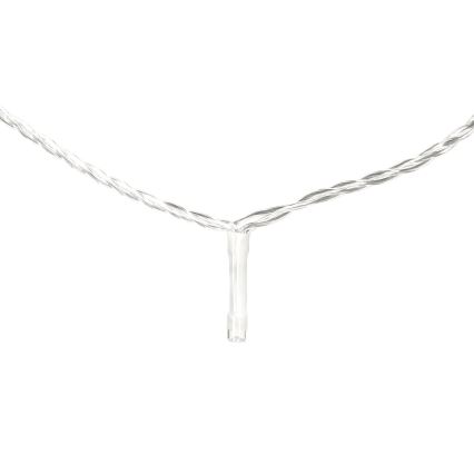 Aigostar - Guirlanda de Natal LED para exterior, 200 LEDs, 8 modos, 23 m, IP44, branco frio