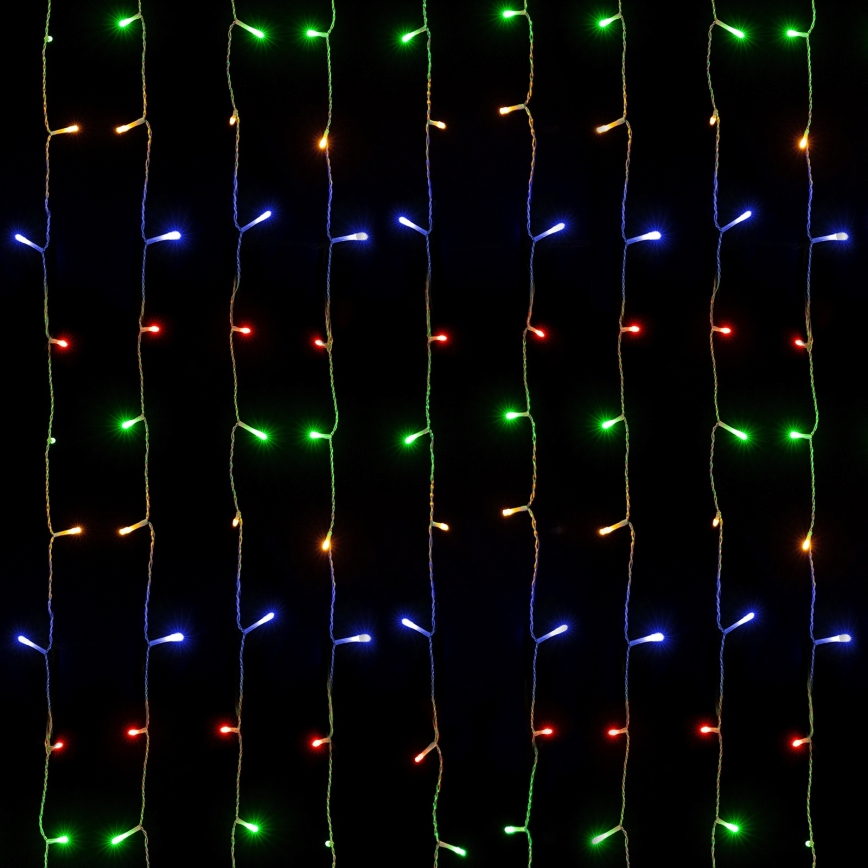 Aigostar - Guirlanda de Natal LED para exterior 234 LEDs/8 funções 1,2x1,8 m IP44 multicolorido
