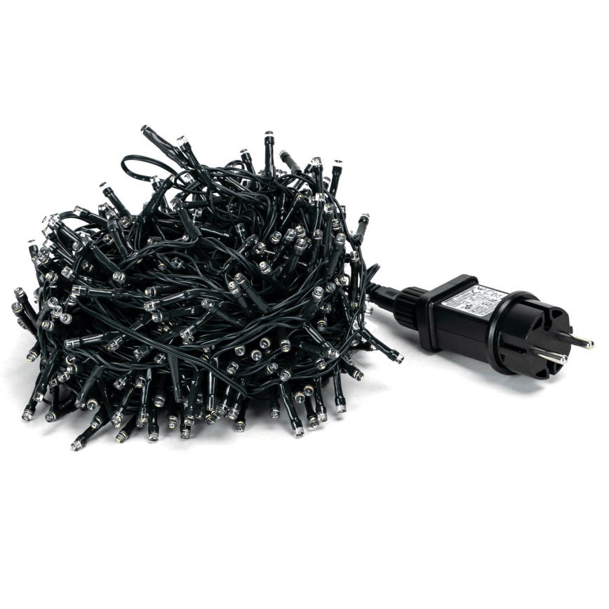 Aigostar - Guirlanda de Natal LED para exterior 400xLED/8 funções 23m IP44 branco quente