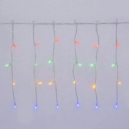 Aigostar - Guirlanda de Natal LED para exterior 400xLED/8 funções 23x0,4m IP44 multicolorido