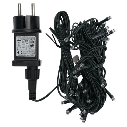 Aigostar - Guirlanda de Natal LED para exterior 50 LEDs/8 funções 8 m IP44 branco frio