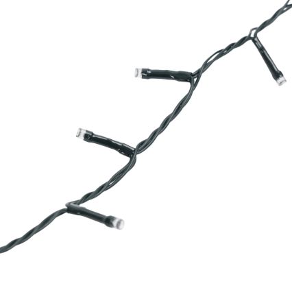 Aigostar - Guirlanda de Natal LED para exterior 50xLED/8 funções 8m IP44 branca quente