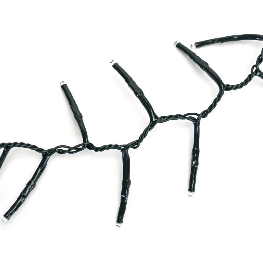 Aigostar - Guirlanda de Natal LED para exterior, 600 LEDs, 8 funções, 18 m, IP44, branco frio