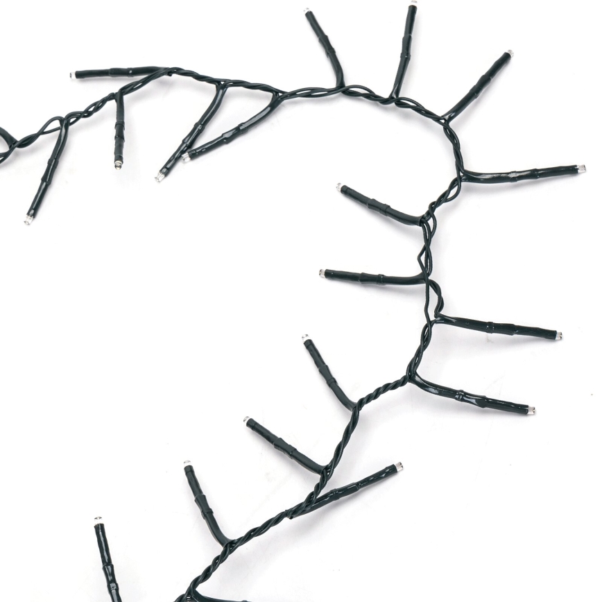 Aigostar - Guirlanda de Natal LED para exterior 600 LEDs/8 funções 18m IP44 branco quente