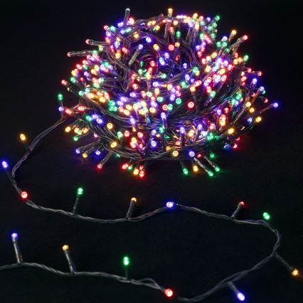 Aigostar - Luzes de Natal LED RGBY para exterior 600 LEDs/8 modos 30 m IP44
