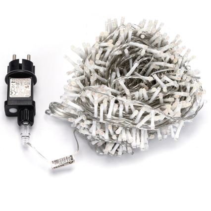 Aigostar - Guirlanda de Natal LED para exterior 600 LEDs/8 funções 30 m IP44 multicolorida