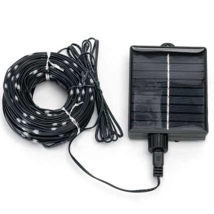 Aigostar - Guirlanda de Natal Solar LED 300 LEDs/8 funções 32 m IP65 branco frio 1200 mAh