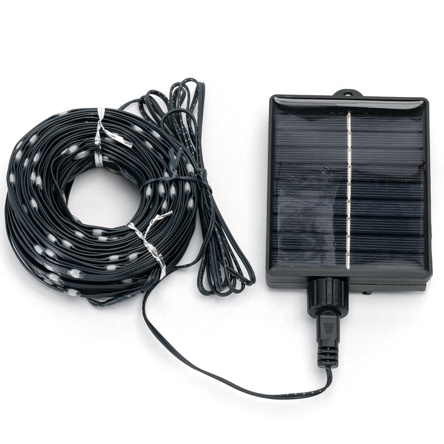 Aigostar - Guirlanda de Natal Solar LED 300 LEDs/8 funções 32 m IP65 branco frio 1200 mAh