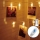 Aigostar - Guirlanda decorativa LED 20xLED/5W/USB 6 m branco quente