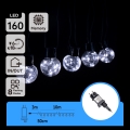 Aigostar - Guirlanda decorativa LED para exterior 160 LEDs 10m IP44 branco frio