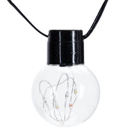 Aigostar - LED Corrente decorativa para exterior 160xLED 10m IP44 branco quente
