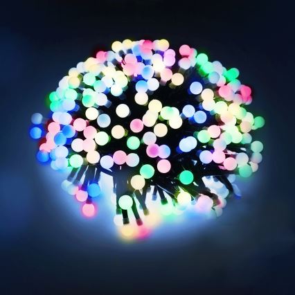 Aigostar - Guirlanda decorativa LED para exterior 100 LEDs/8 funções 10 m IP44 multicor