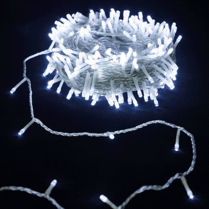 Aigostar - Guirlanda LED de Natal 100xLED/3xAA 10,3m branco frio