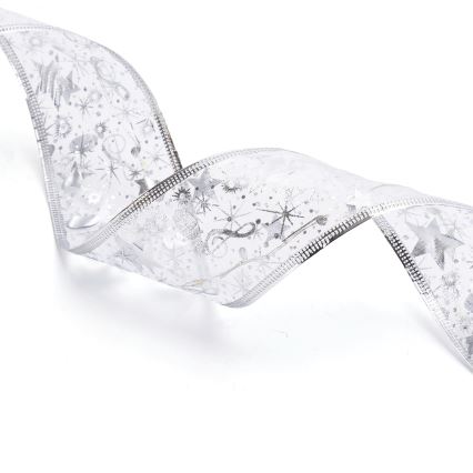 Aigostar - Cadeia LED de Natal 100xLED/3xAA 10 m branco quente prateado