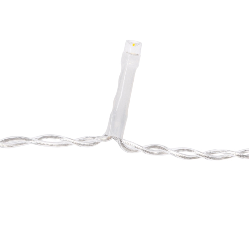 Aigostar - Cadeia de luzes LED de Natal para exterior, 288 LEDs / 8 modos, 1,5 x 1,8 m, IP44, branco frio