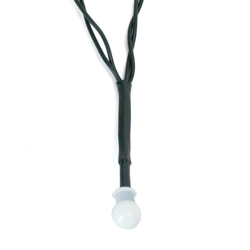 Aigostar - Guirlanda LED de Natal para exterior 100xLED/8 funções 3xAA 10,3m IP44 branco quente