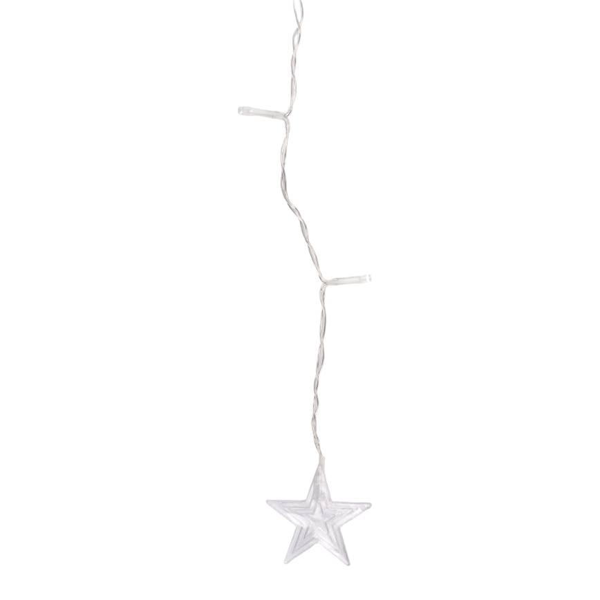 Aigostar - Guirlanda LED para exterior 168xLED/8 funções 3x1,5m IP44 branco quente estrelas