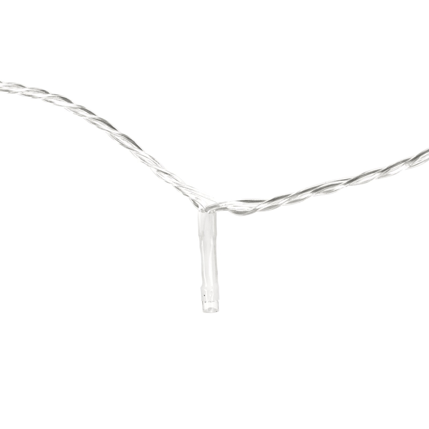 Aigostar - Guirlanda LED para exterior 200 LEDs/8 funções, 23 m, IP44, branco quente