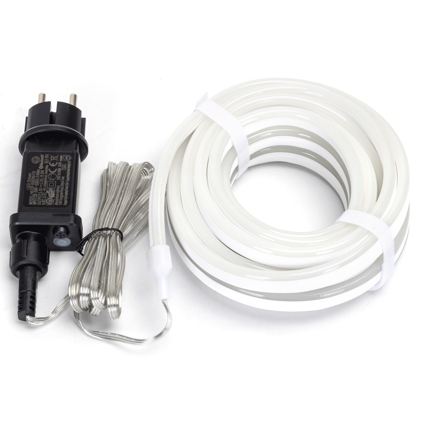 Aigostar - LED RGBICW Cordão de luzes inteligente para exterior MESH 90xLED 3m IP44 + controlo remoto