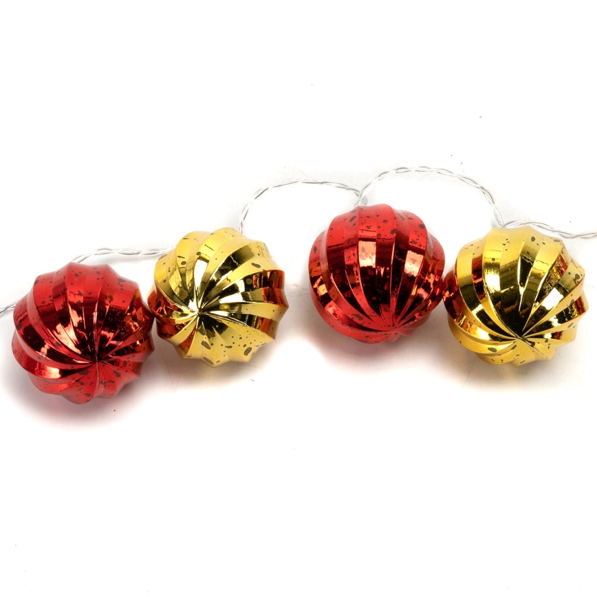 Aigostar - Cordão de luzes de Natal LED 20xLED/3xAA 2 m branco quente