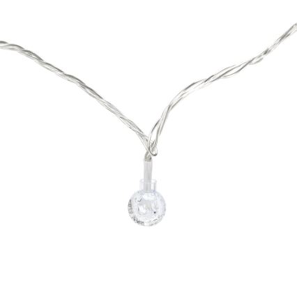 Aigostar - Guirlanda luminosa LED para exterior, 100 LEDs, 8 funções, 13 m, IP44, branco quente