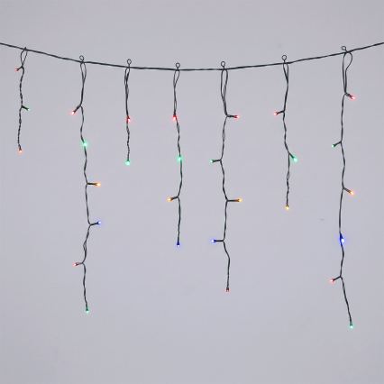 Aigostar - Guirlanda LED solar de Natal 100xLED/8 funções 8x0,6m 800 mAh IP65 multicolorido