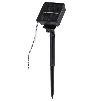 Aigostar - Guirlanda solar LED 200 LEDs / 8 funções, 22 m, IP65, multicolorido, 800 mAh