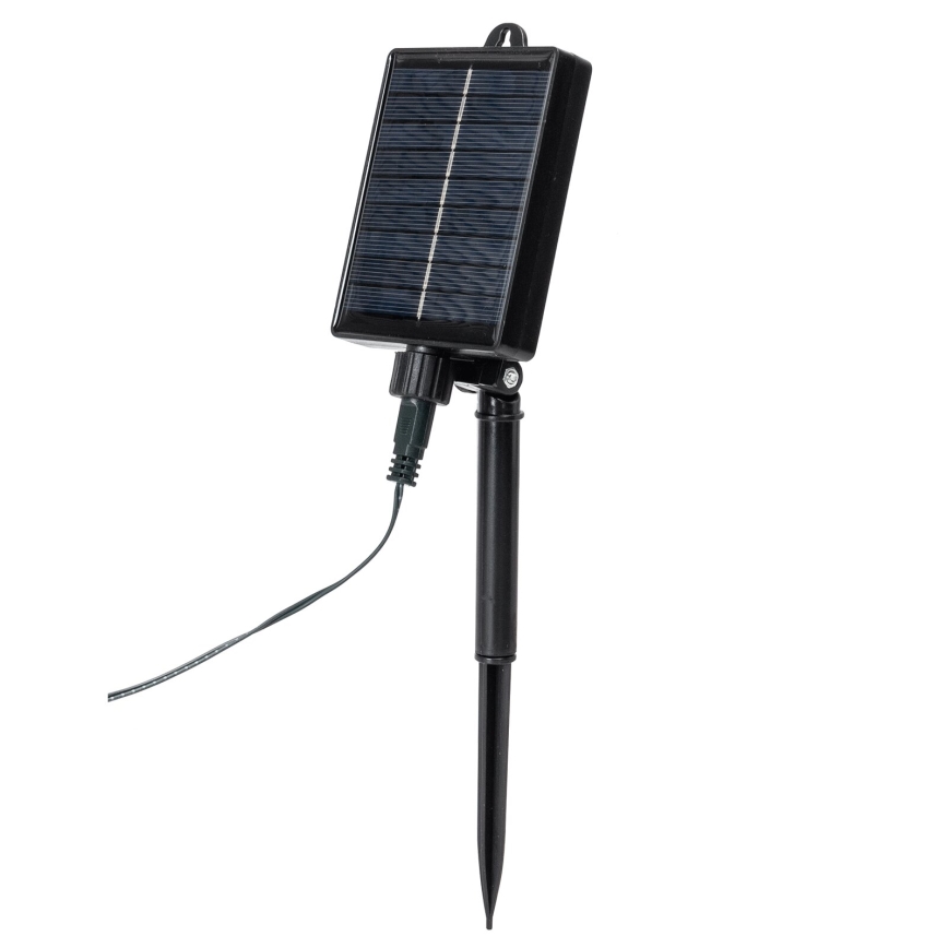 Aigostar - Guirlanda solar LED 20xLED/8 funções 11,5m IP65 multicolorido