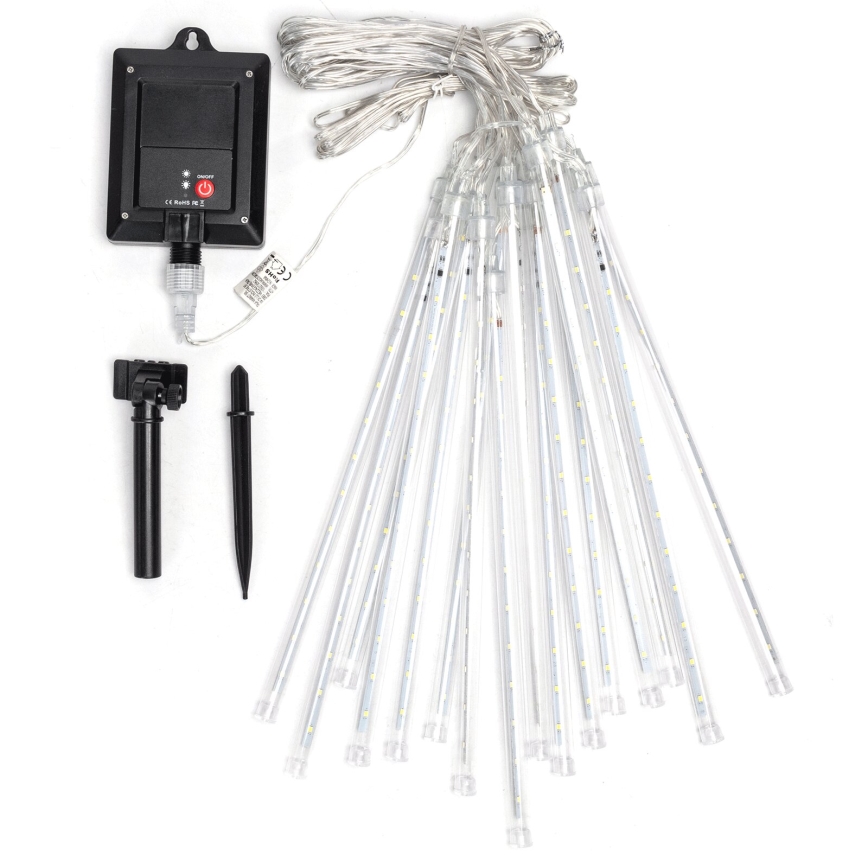 Aigostar - Cordão LED Solar 384 LEDs/13 m IP65 1200 mAh multicolorido