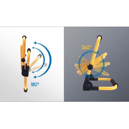 Aigostar - Holofote LED com regulação LED/100W/5V 6500K IP65 15000 mAh