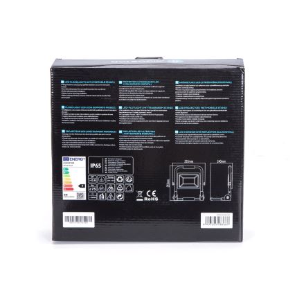 Aigostar - Holofote LED com suporte LED/50W/230V 6500K IP65