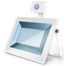 Aigostar - Holofote LED com um sensor LED/100W/230V 6400K IP65 branco