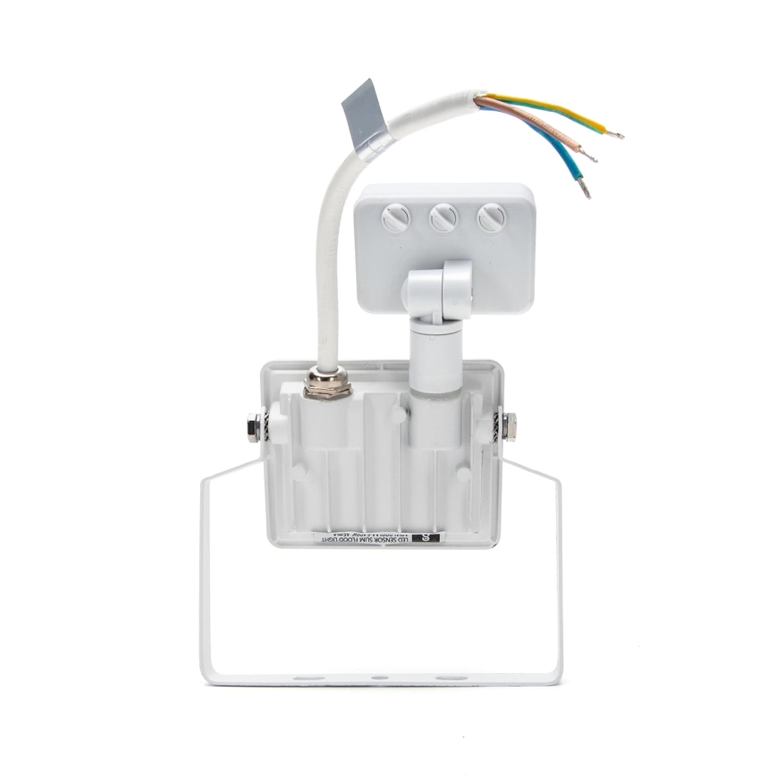 Aigostar - Holofote LED com um sensor LED/10W/230V 4000K IP65 branco