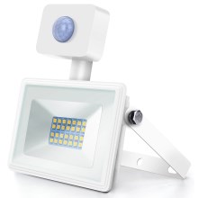 Aigostar - Holofote LED com um sensor LED/20W/230V 4000K IP65 branco